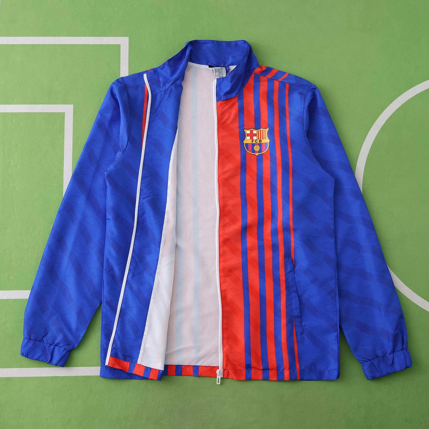 FC Barcelone Survêtement Coupe-Vent Retro