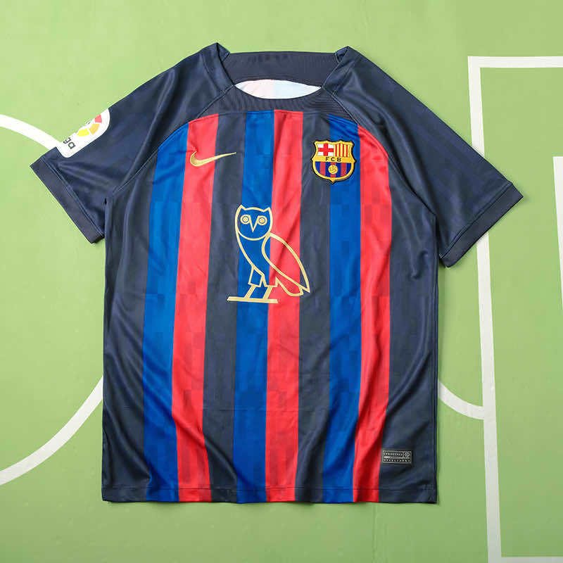 FC Barcelone Maillot Domicile Drake X Barca 2022/2023 Fan Version
