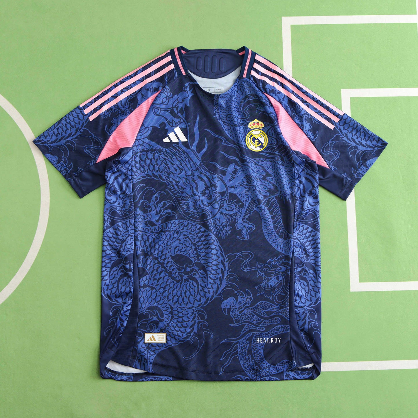 Real Madrid Maillot El Dragón Blanco Azu Edition Player Version