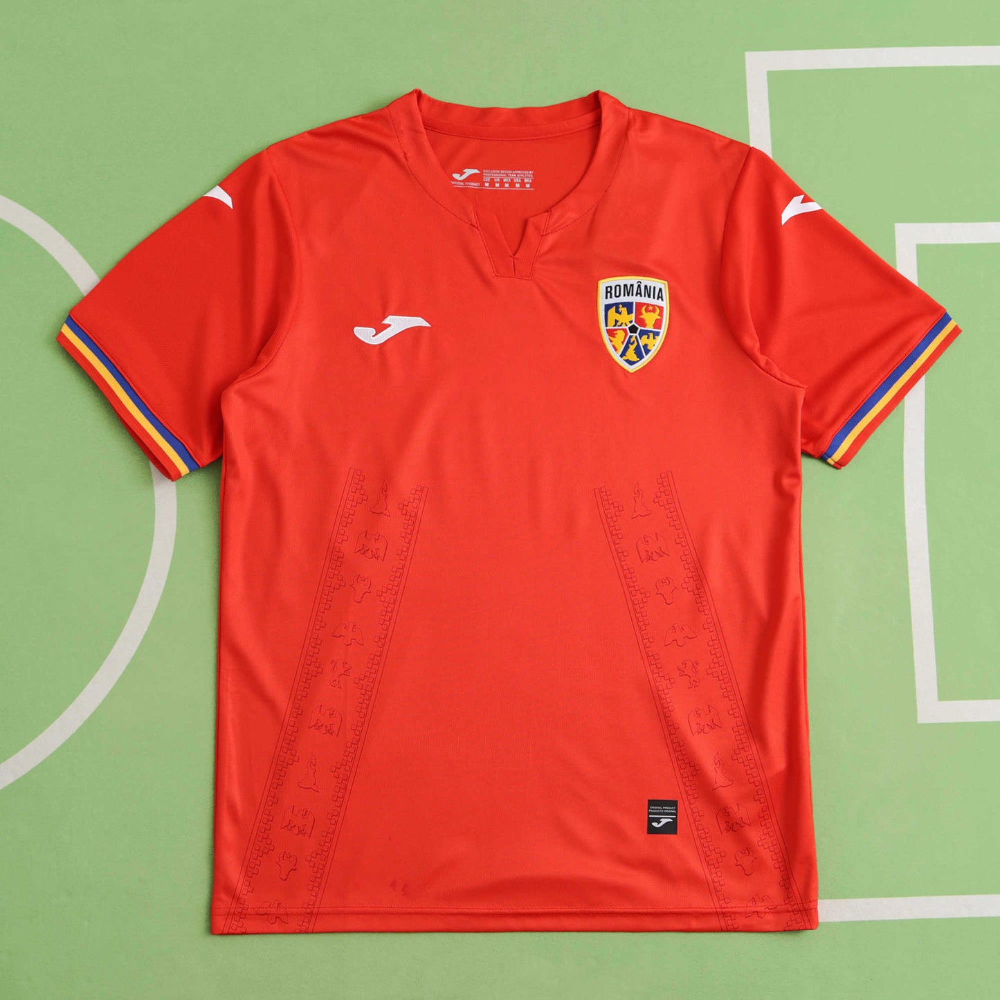 Roumanie Maillot Extérieur 2024 UEFA Fan Version