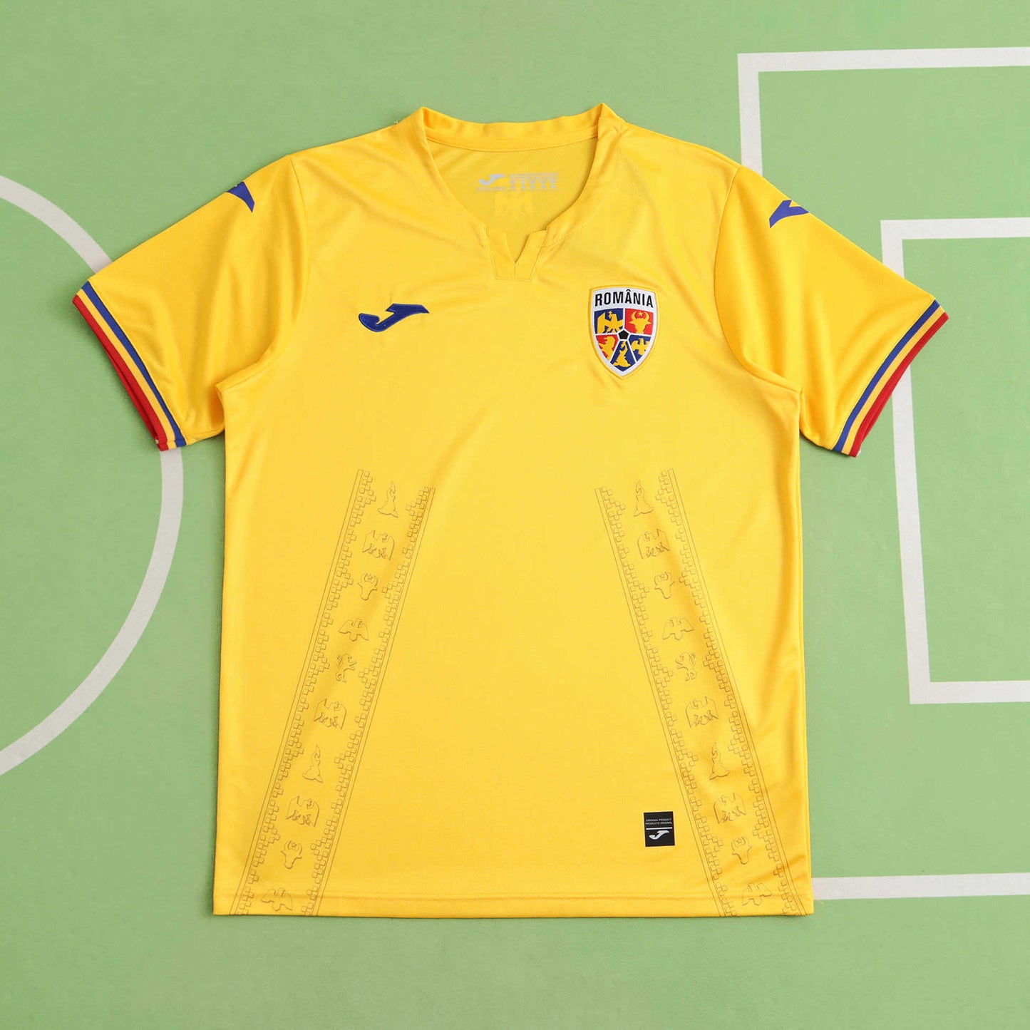 Roumanie Maillot Domicile 2024 UEFA Fan Version