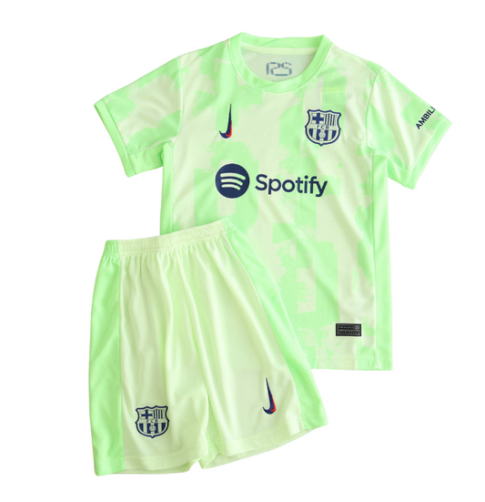 FC Barcelona Third Jersey Kids Kit 2024/2025