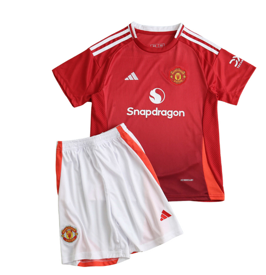 Manchester United Kids Home Kit 2024/2025