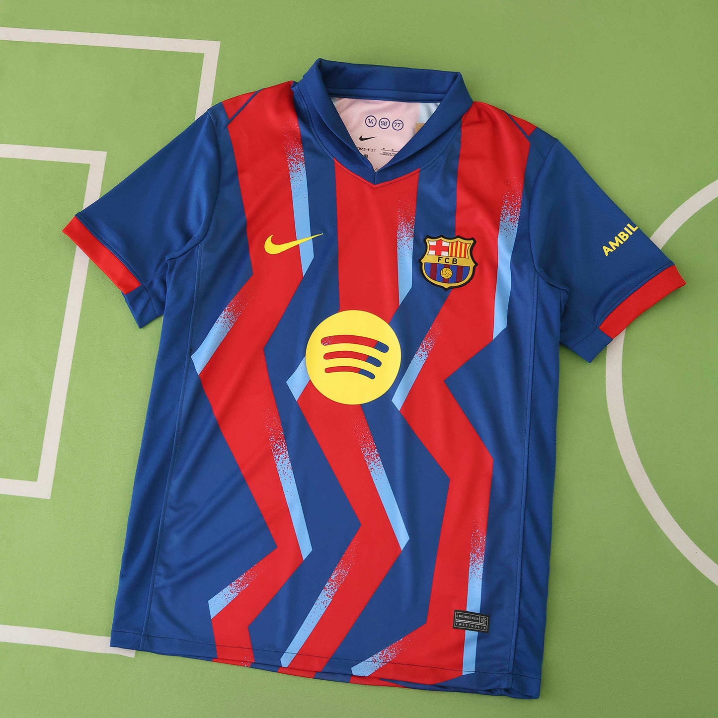 FC Barcelone Quatrième Maillot El Classico Edition 2025/2026 Fan Version