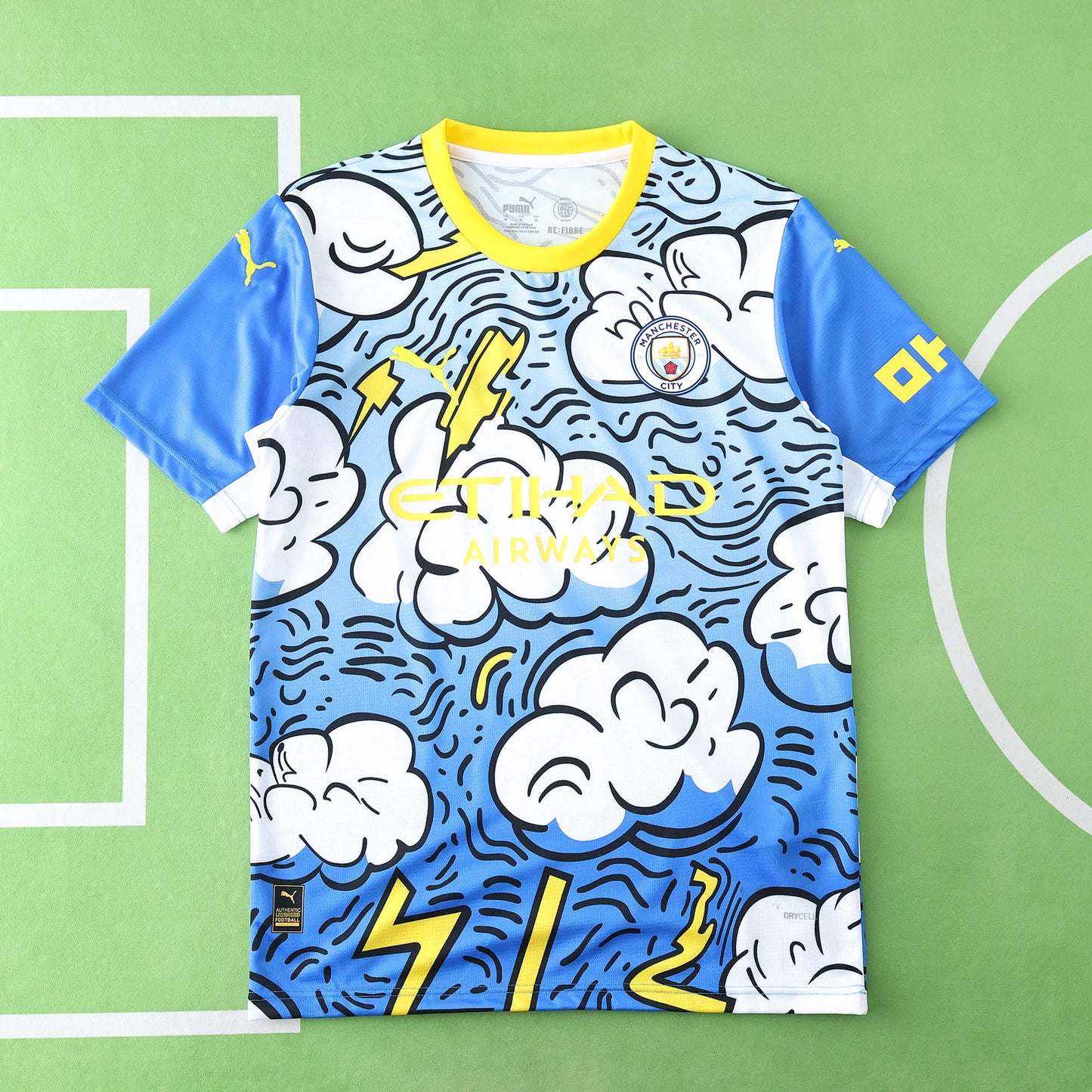 Manchester City Maillot Sky Thunder Edition Fan Version