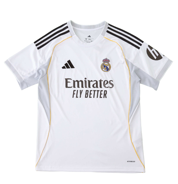 Real Madrid thuisshirt 2025/2026 fanversie