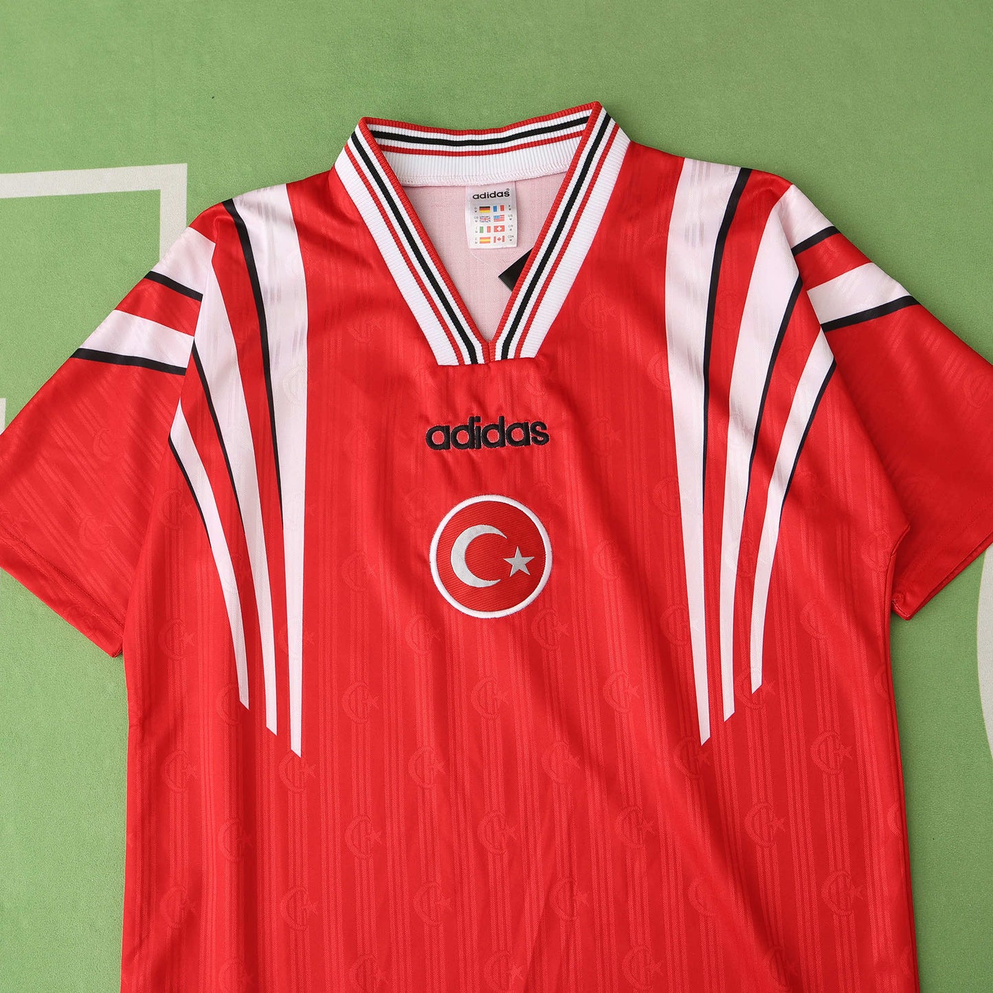 Turquie Maillot Domicile 1996 Retro Fan Version