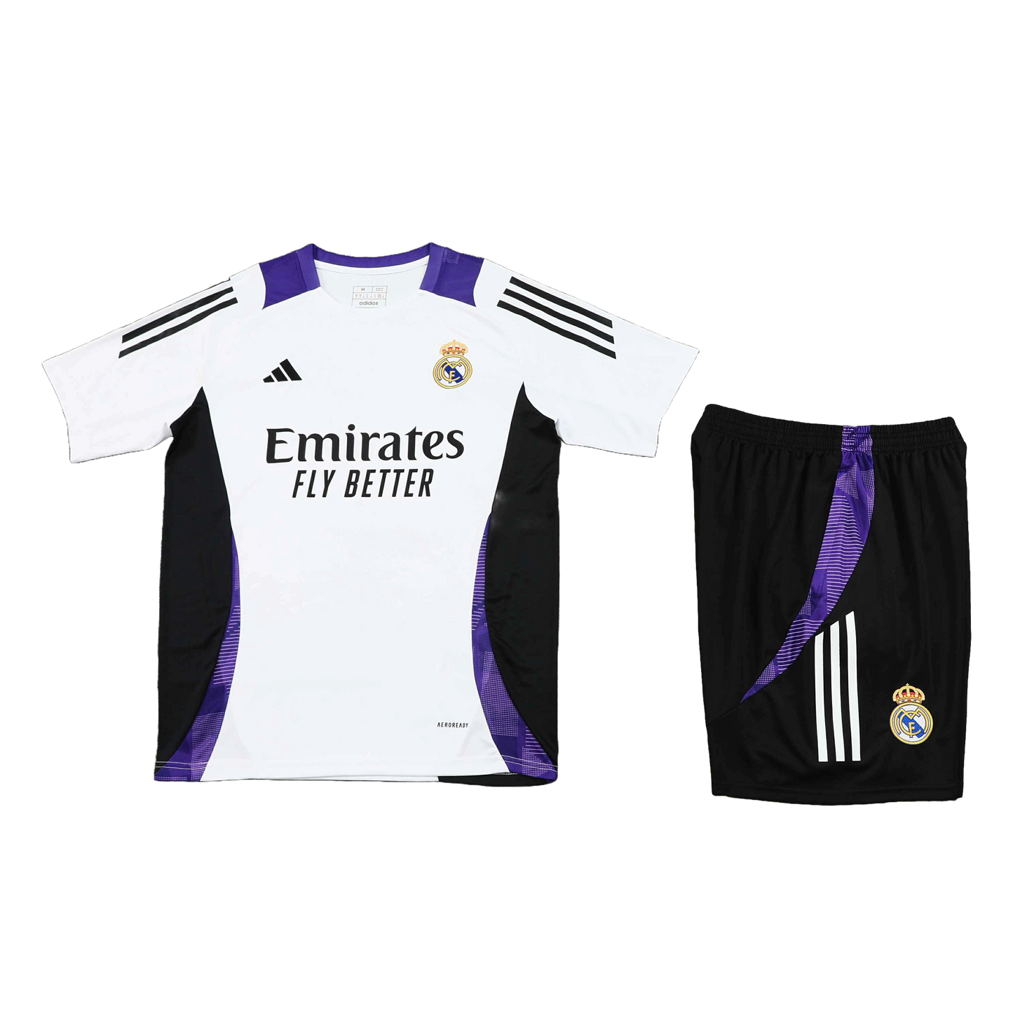 Real Madrid Ensemble Short Maillot D'Entrainement 2024/2025