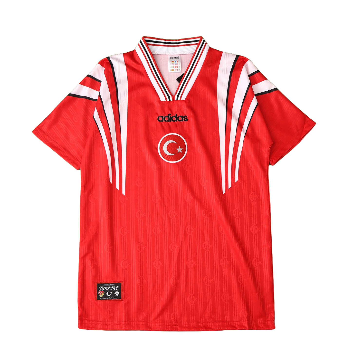 Turquie Maillot Domicile 1996 Retro Fan Version