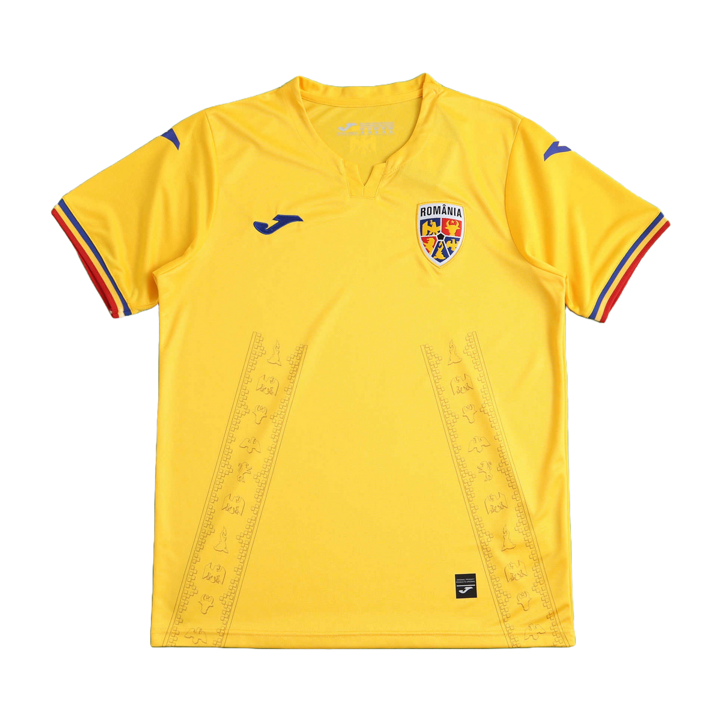 Roumanie Maillot Domicile 2024 UEFA Fan Version