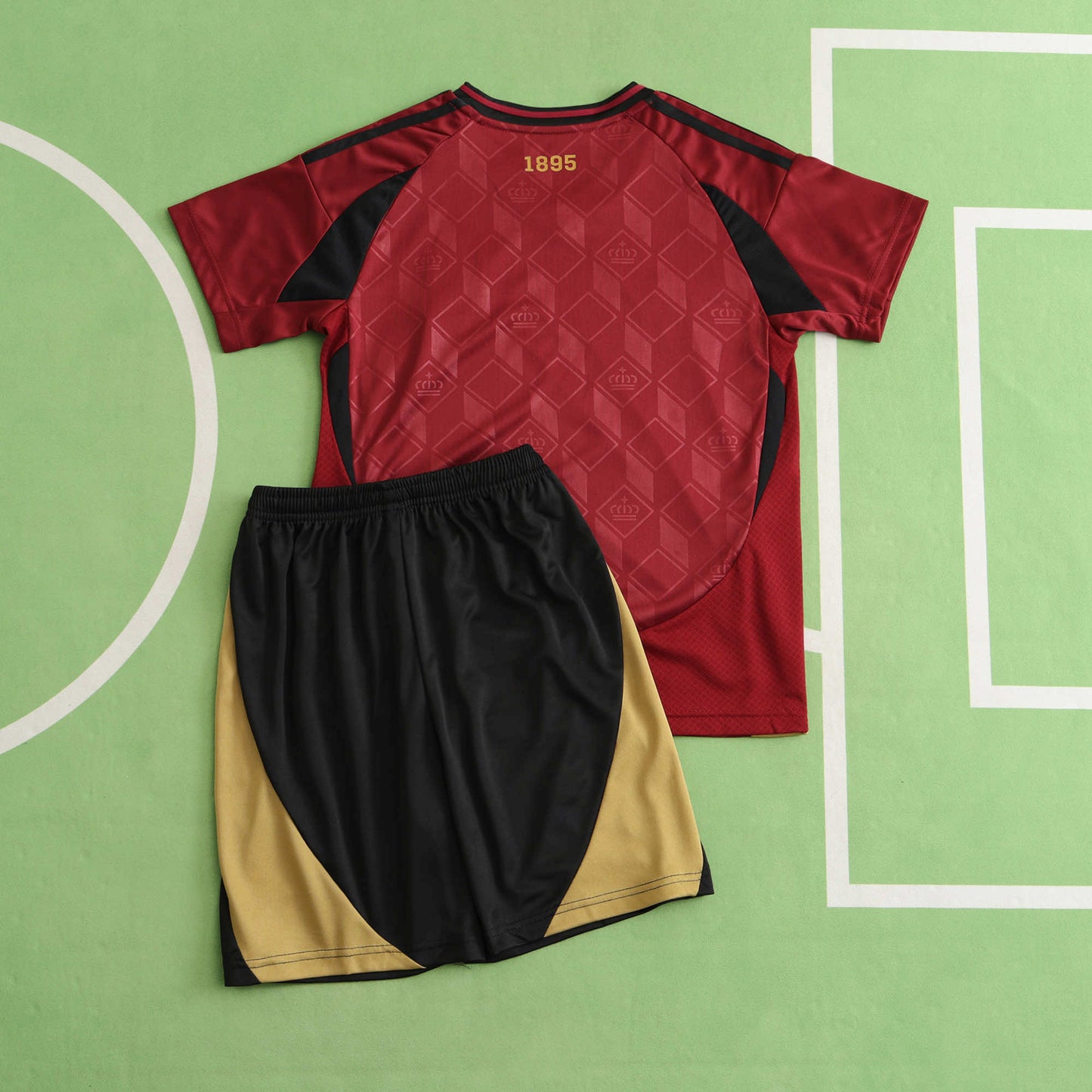 Belgique Ensemble Domicile D'Enfant UEFA 2024