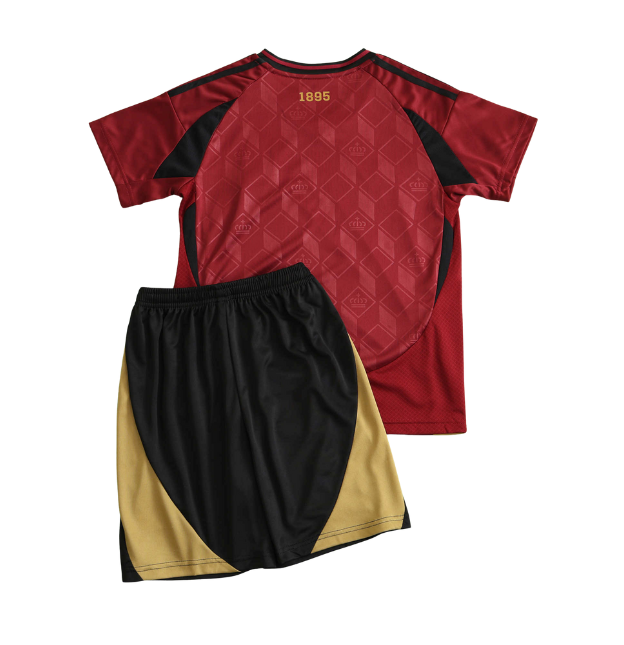 Belgique Ensemble Domicile D'Enfant UEFA 2024