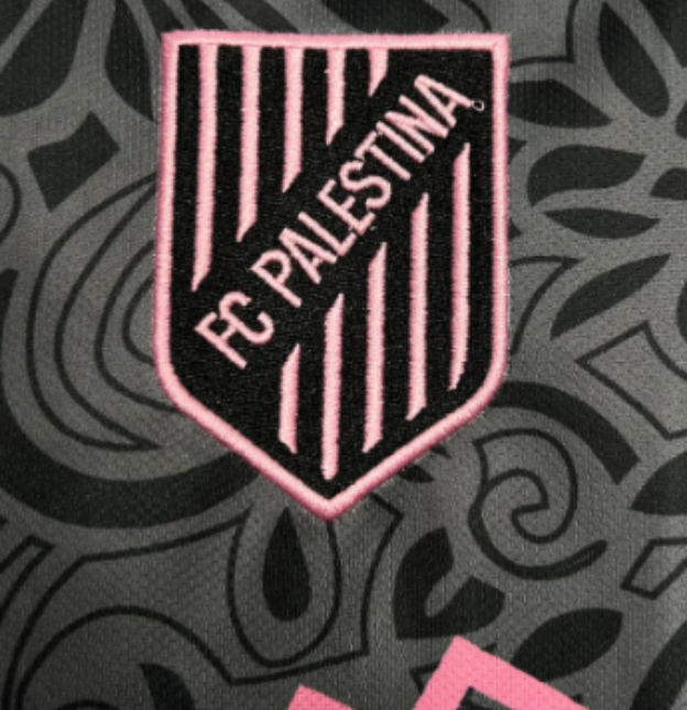 Palestine Maillot Farrah Azam Noir FREE GAZA Edition Fan Version