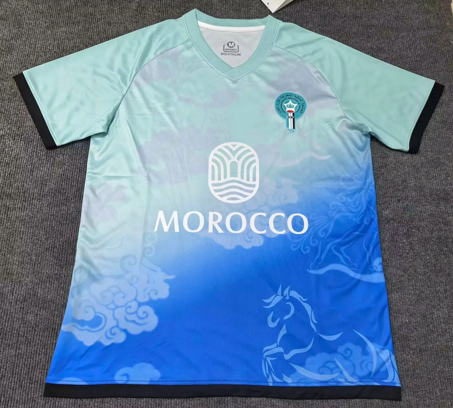 Maroc Maillot Sama Maghribi Edition Fan Version
