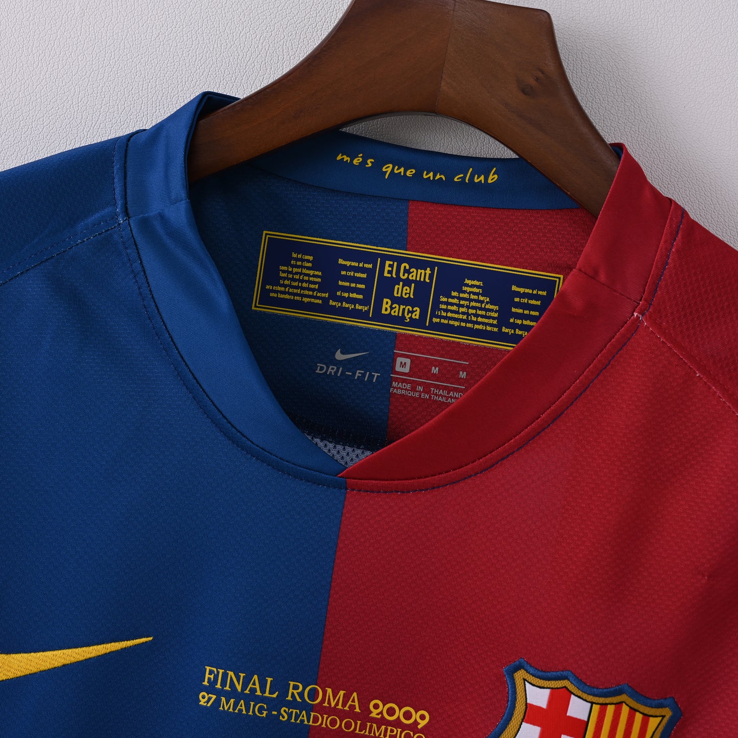 FC Barcelone Maillot Domicile 2008/2009 Retro Final