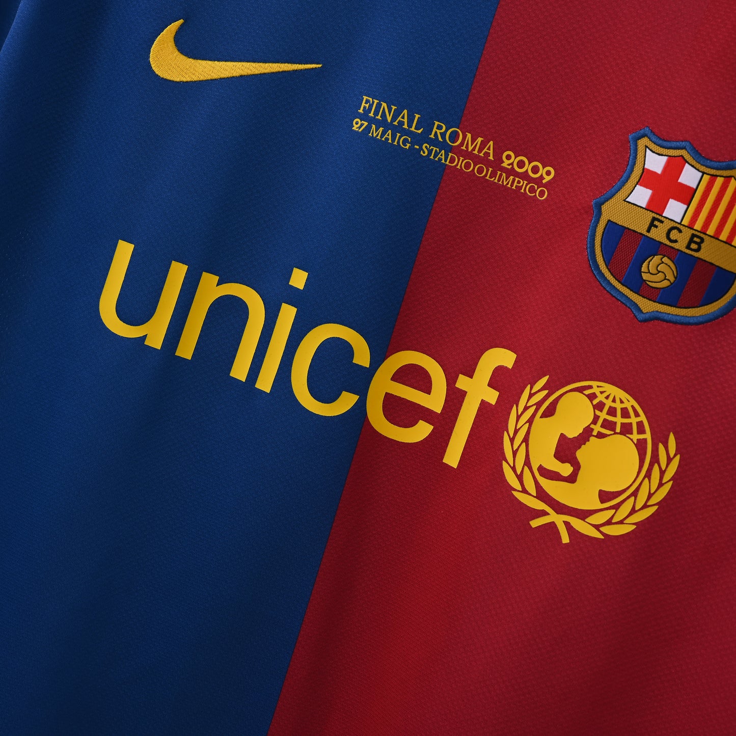 FC Barcelone Maillot Domicile 2008/2009 Retro Final