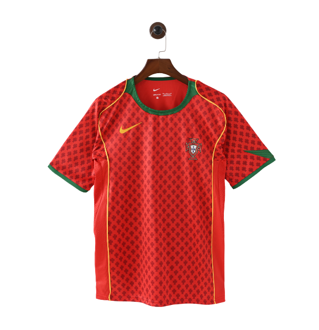 Portugal Maillot Domicile 2004 Retro