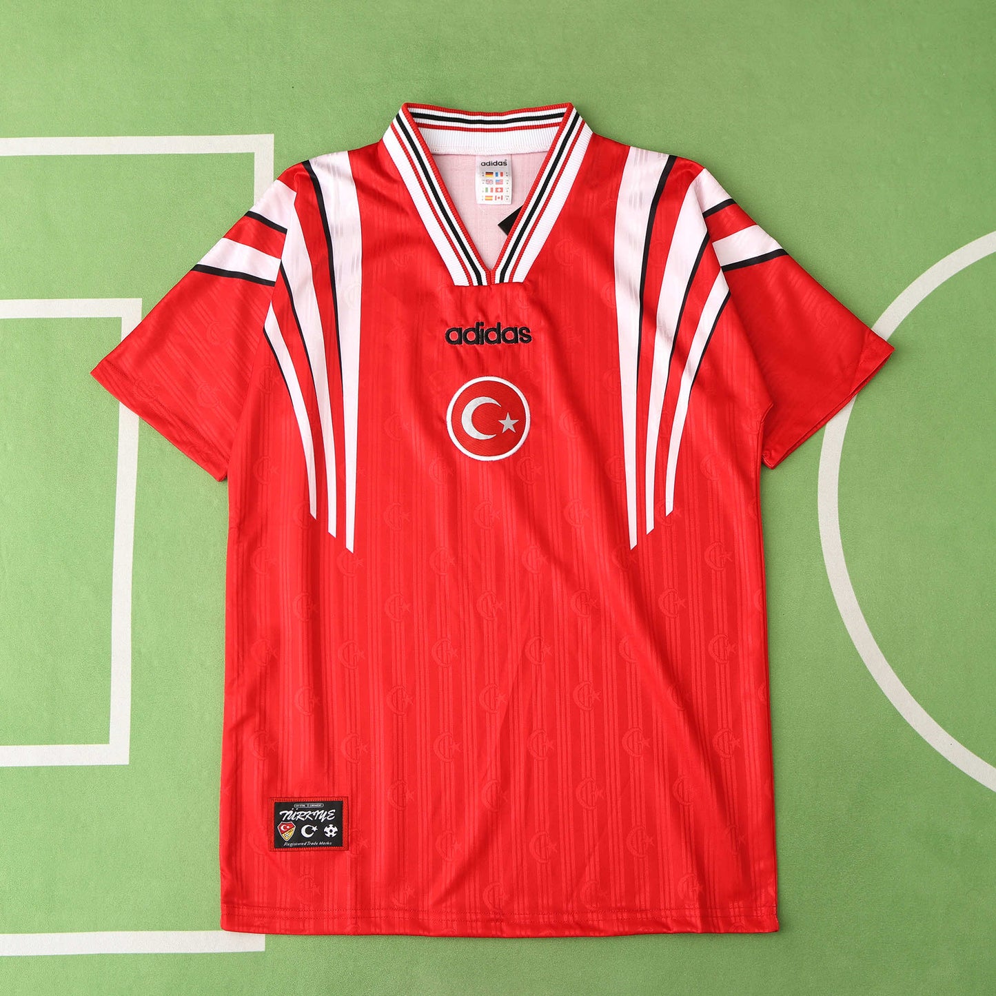Turquie Maillot Domicile 1996 Retro Fan Version