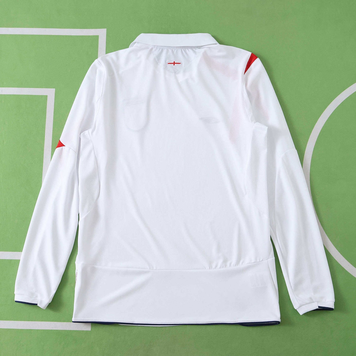 Angleterre Maillot Domicile Longue Manche 2006 Retro