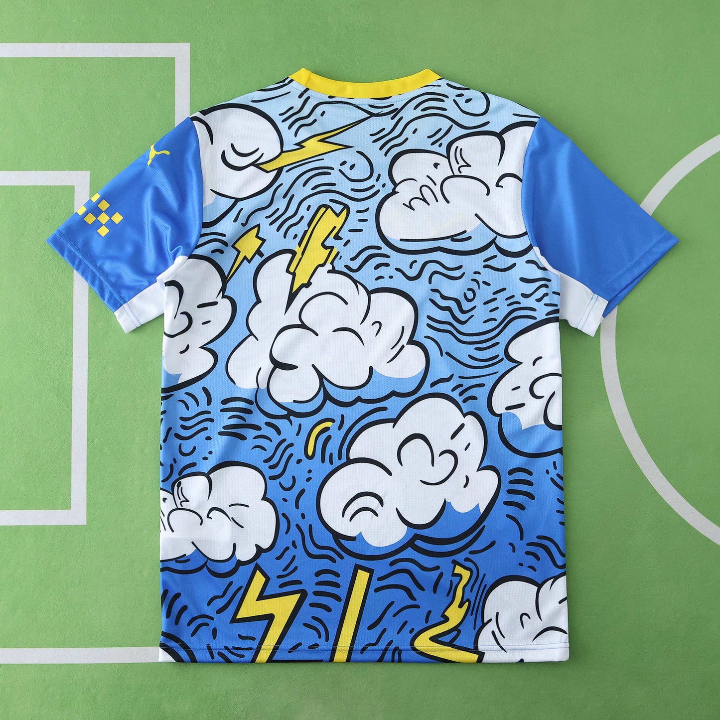 Manchester City Maillot Sky Thunder Edition Fan Version