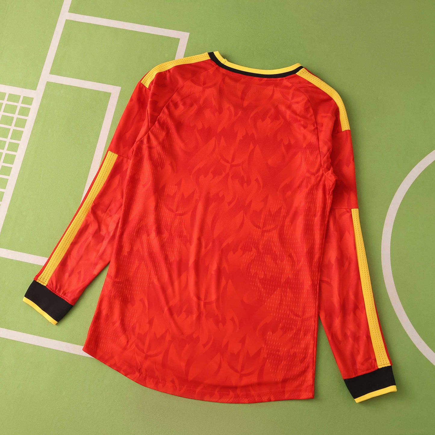 Belgique Maillot Longue Manches Domicile 2026 World Cup Fan Version