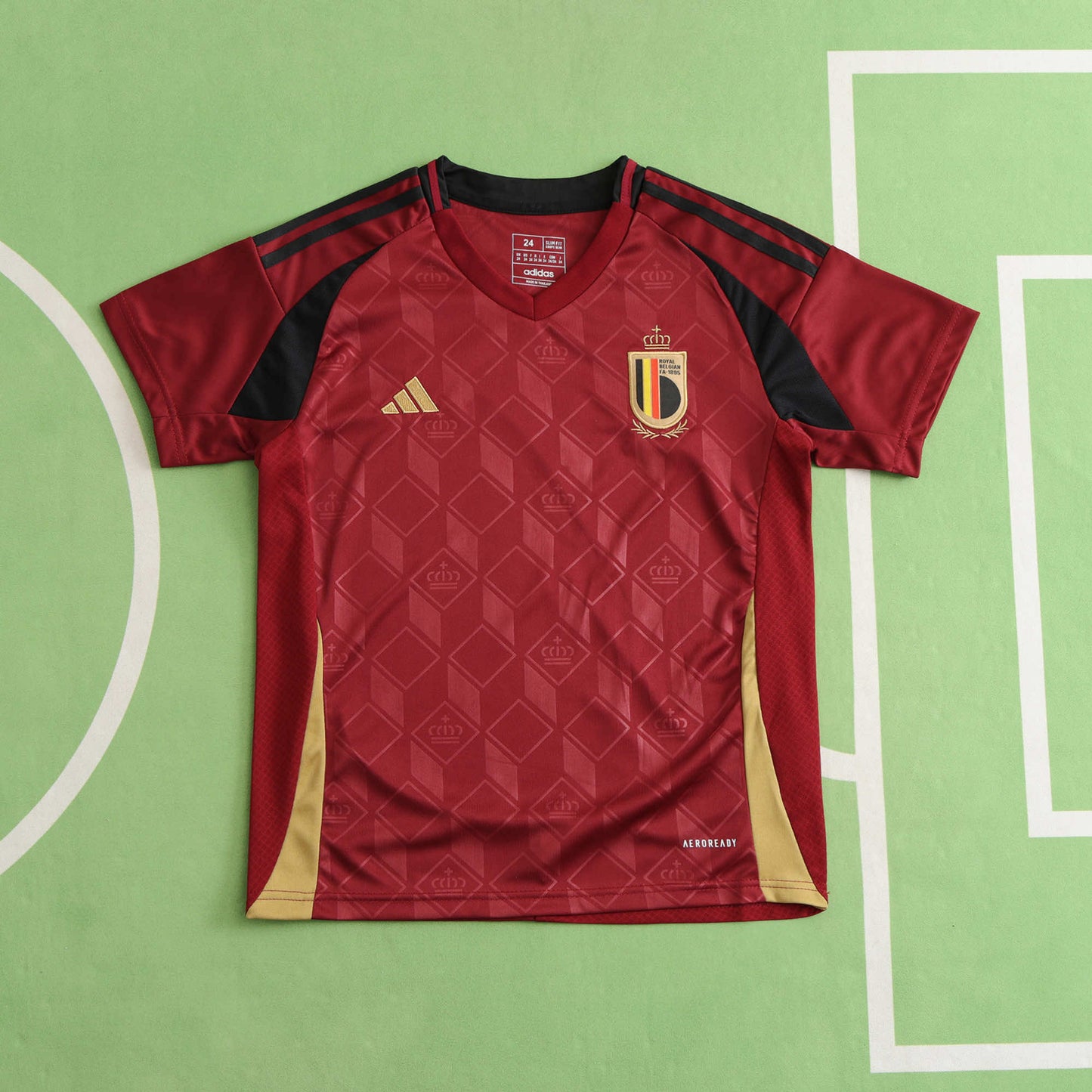 Belgique Ensemble Domicile D'Enfant UEFA 2024