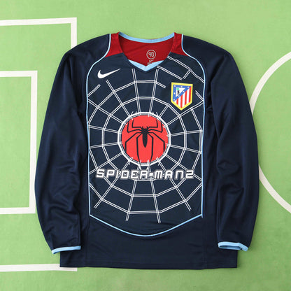 Atlético De Madrid Maillot Extérieur Longue Manche 2004/2005 Retro