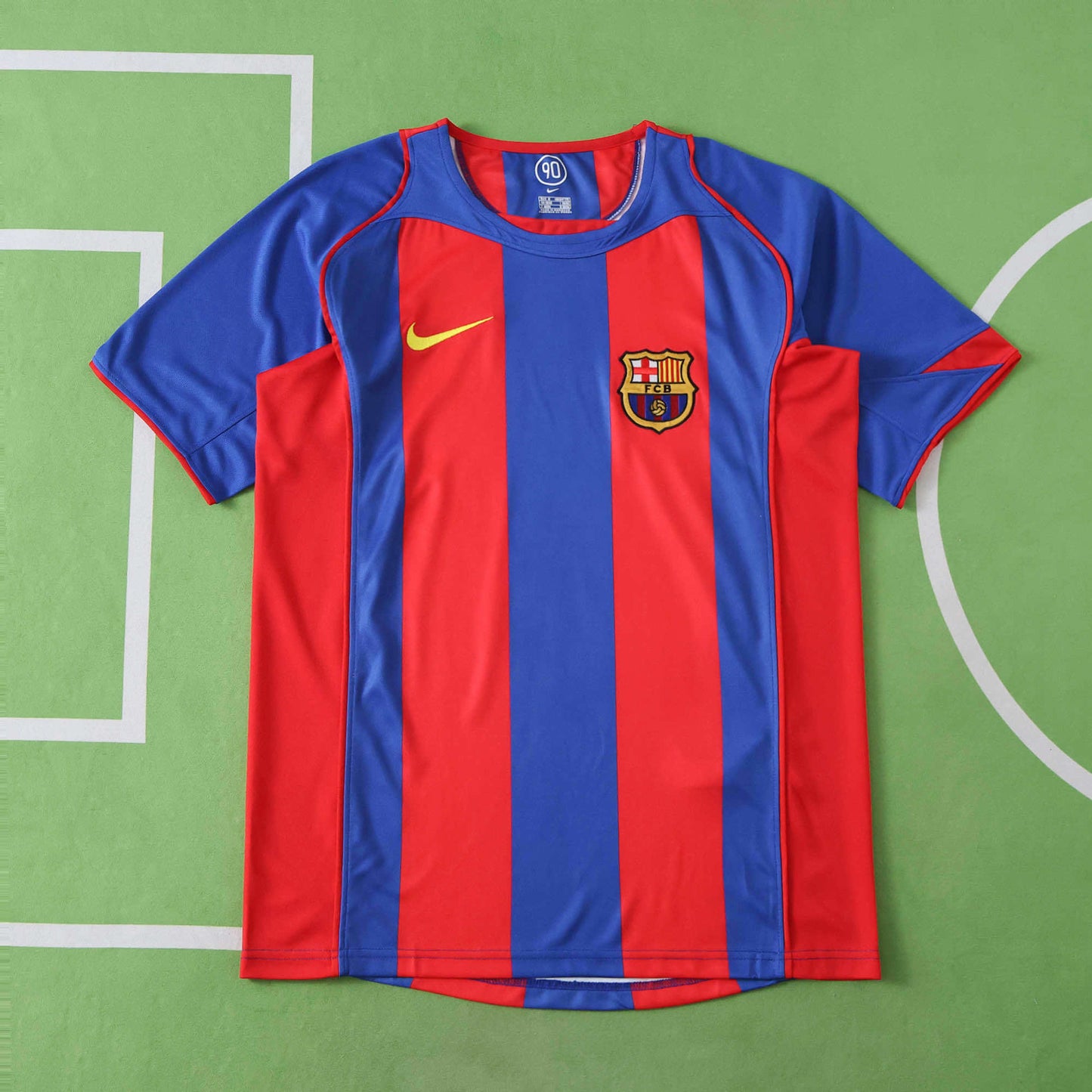 FC Barcelone Maillot Domicile 2004/2005 Retro Version