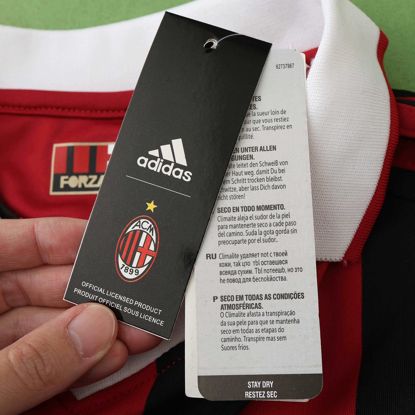 AC Milan Maillot Domicile Longue Manche 2009/2010 Retro