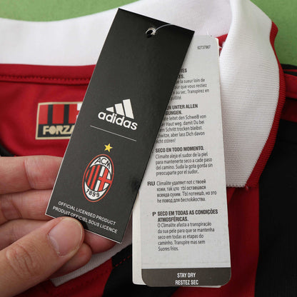 AC Milan Maillot Domicile Longue Manche 2009/2010 Retro