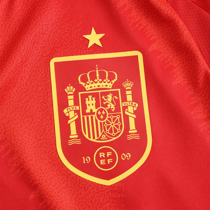 Spain Home Jersey 2024 UEFA Player Version
