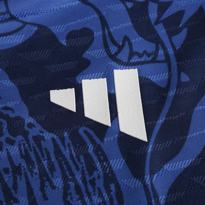 Real Madrid Maillot El Dragón Blanco Azu Edition Player Version