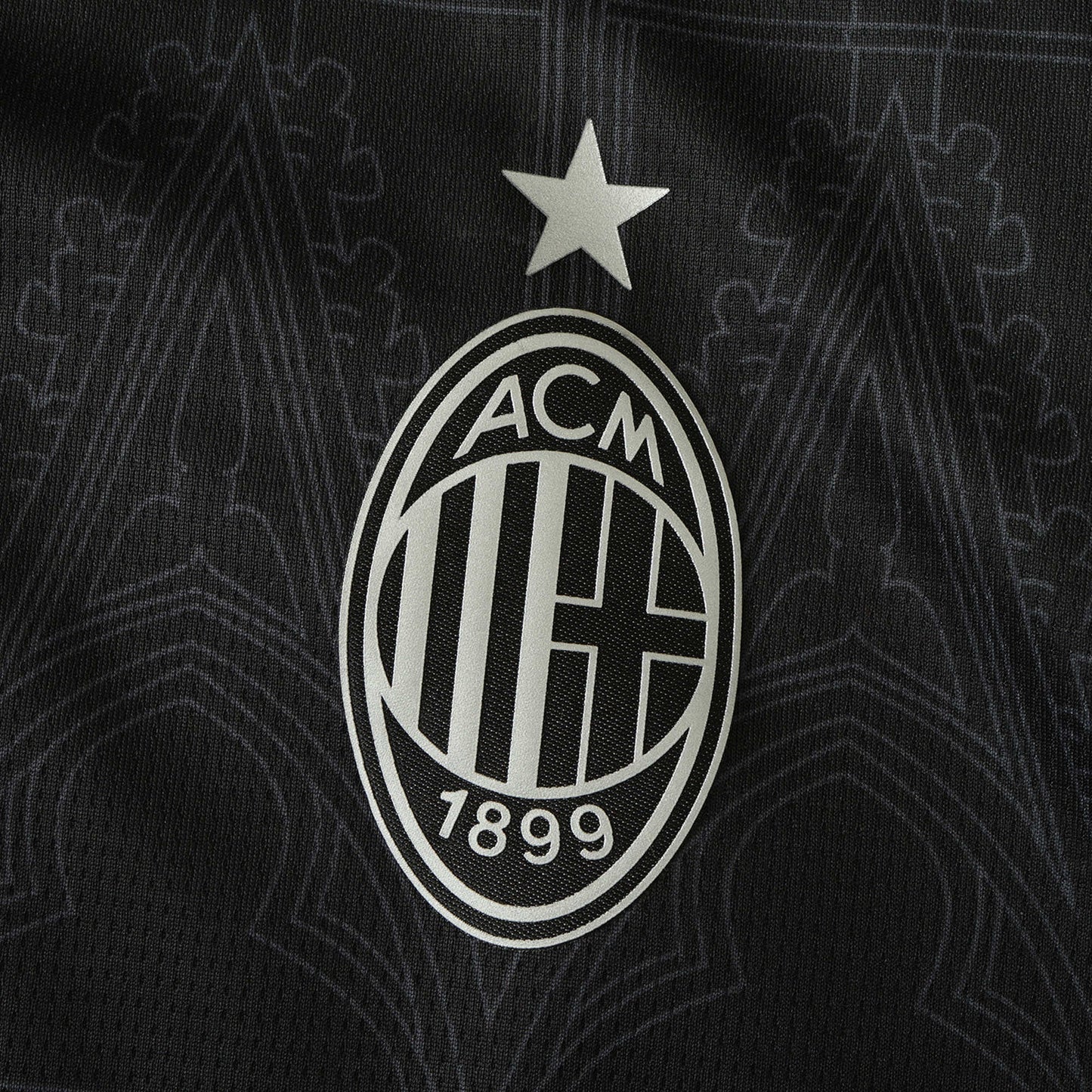 AC Milan Quatrième Maillot Noir 2024/2025 Version Fan
