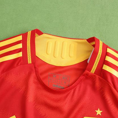 Spain Home Jersey 2024 UEFA Player Version