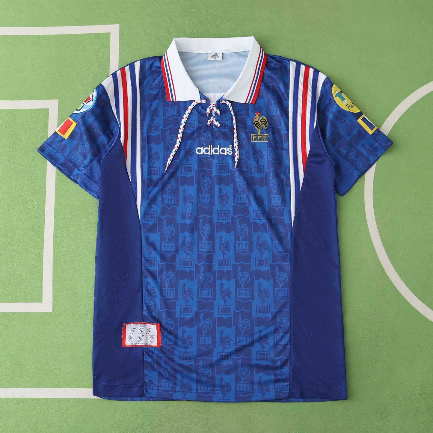 France Maillot Domicile 1996 Retro Version
