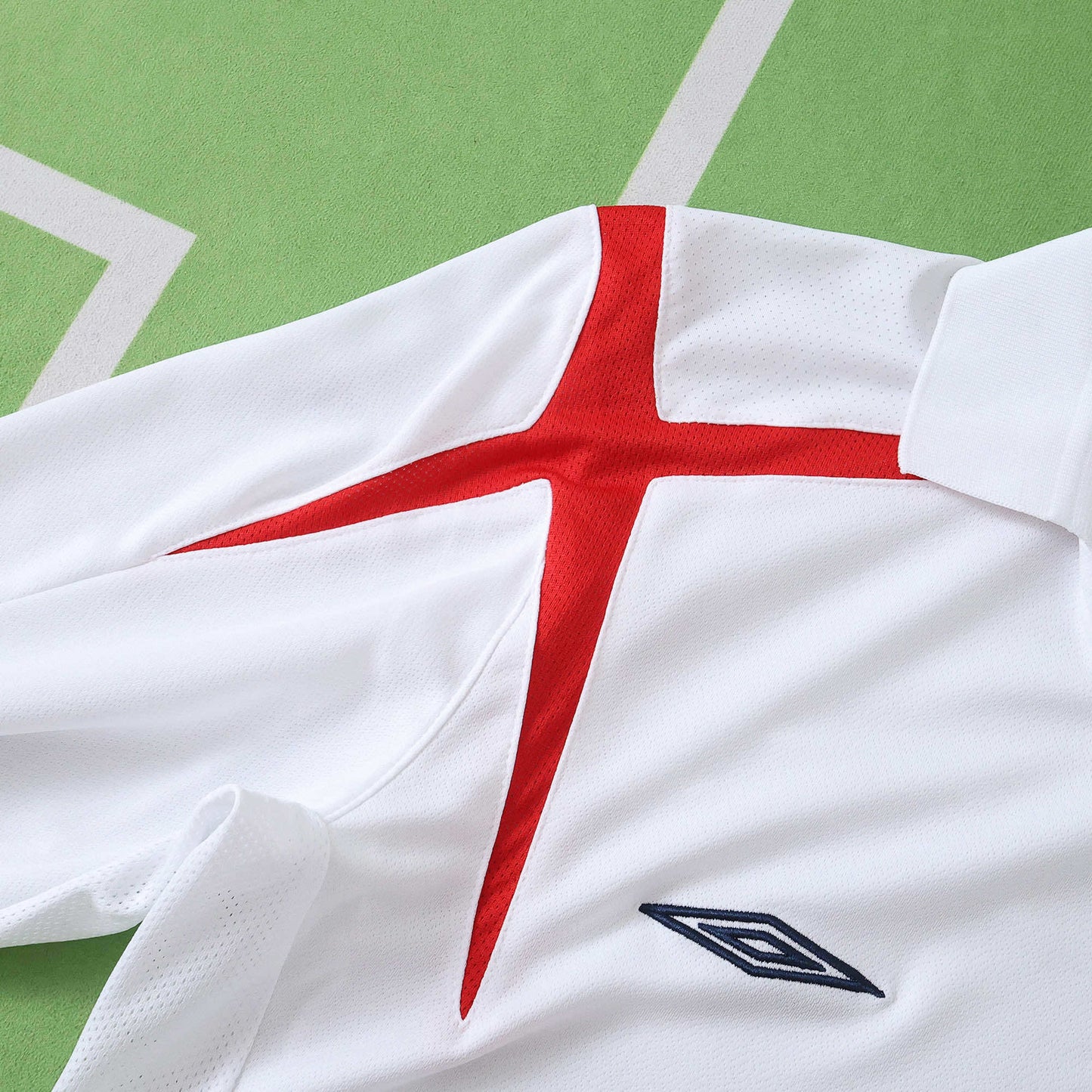 Angleterre Maillot Domicile Longue Manche 2006 Retro