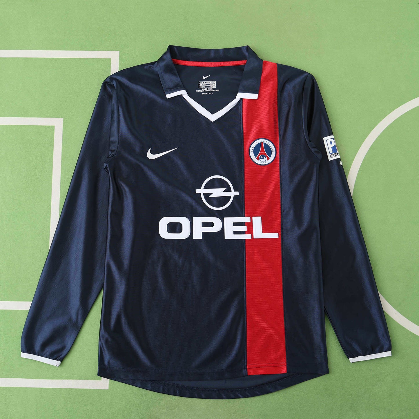 PSG Maillot Domicile Longue Manche 2001/2002 Retro