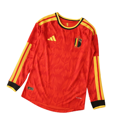 Belgique Maillot Longue Manches Domicile 2026 World Cup Fan Version