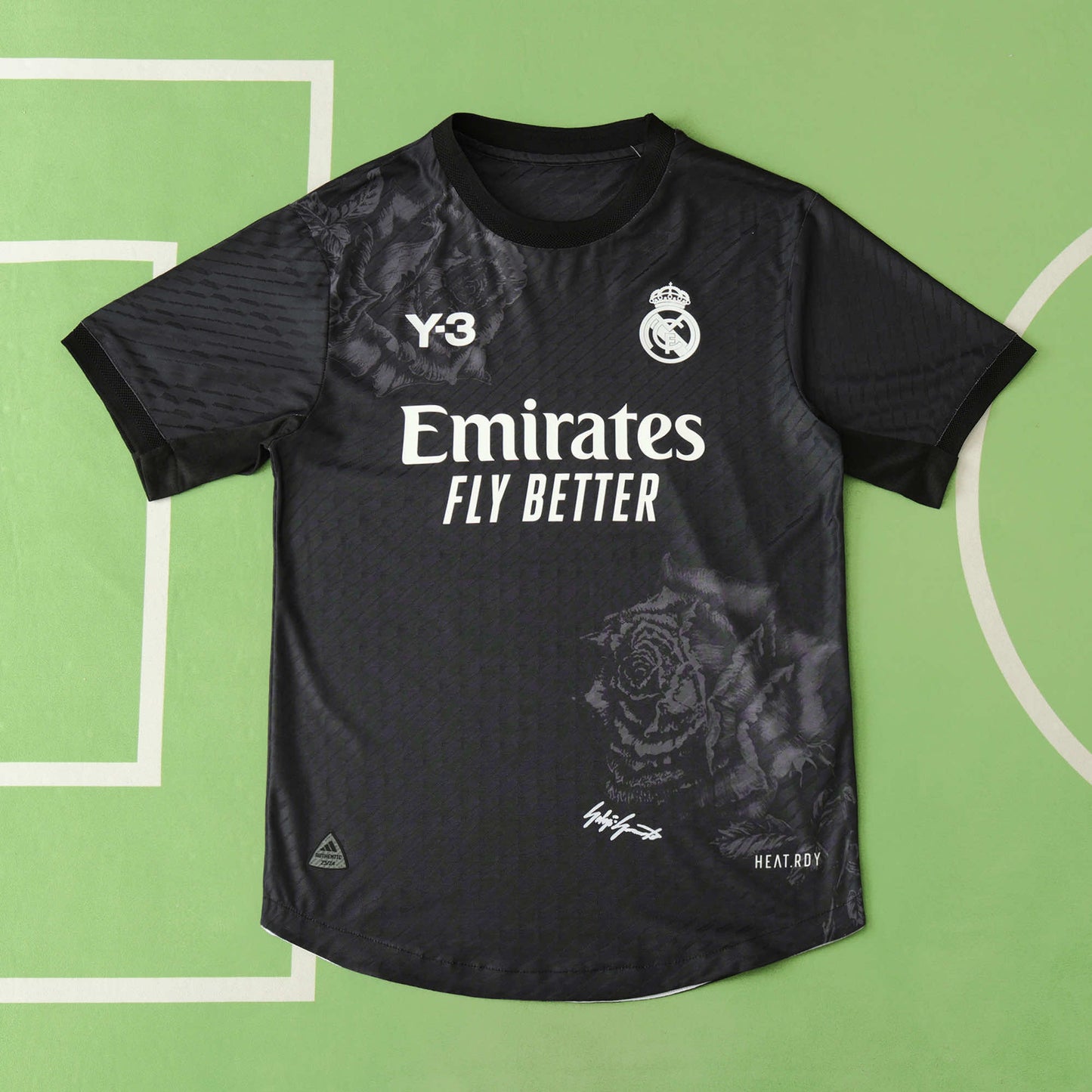 Real Madrid Y3 Black Player Edition Jersey