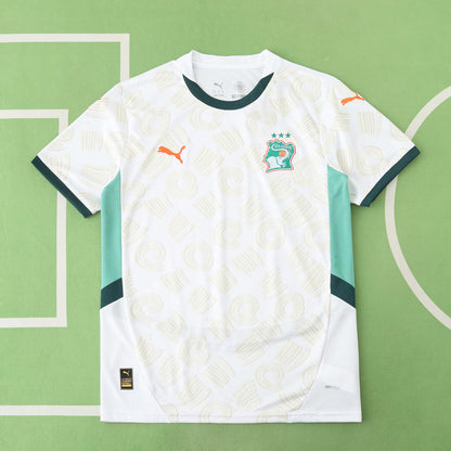 Cite D'Ivoire Maillot Extérieur 2024/2025 Fan Version