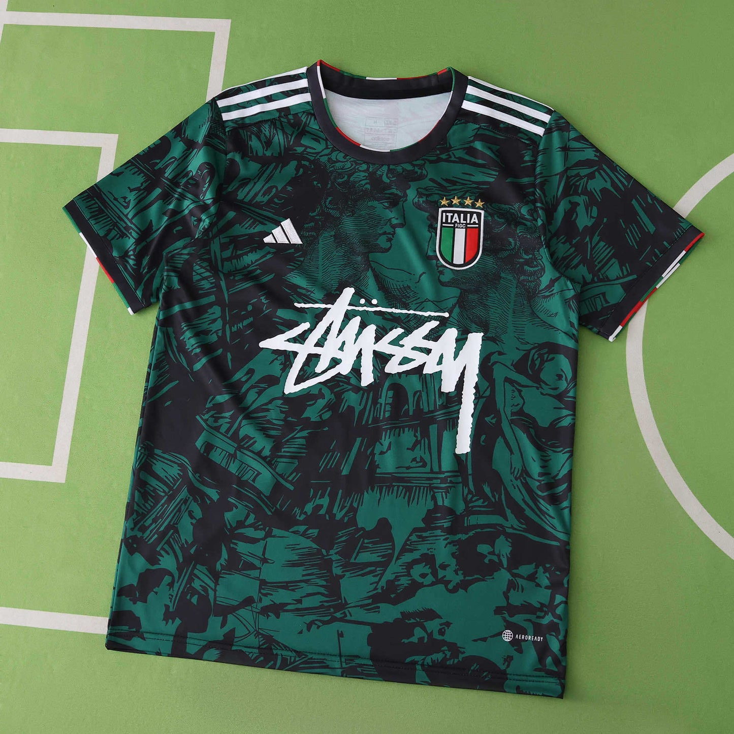 Italie Maillot Stussy Edition Fan Version