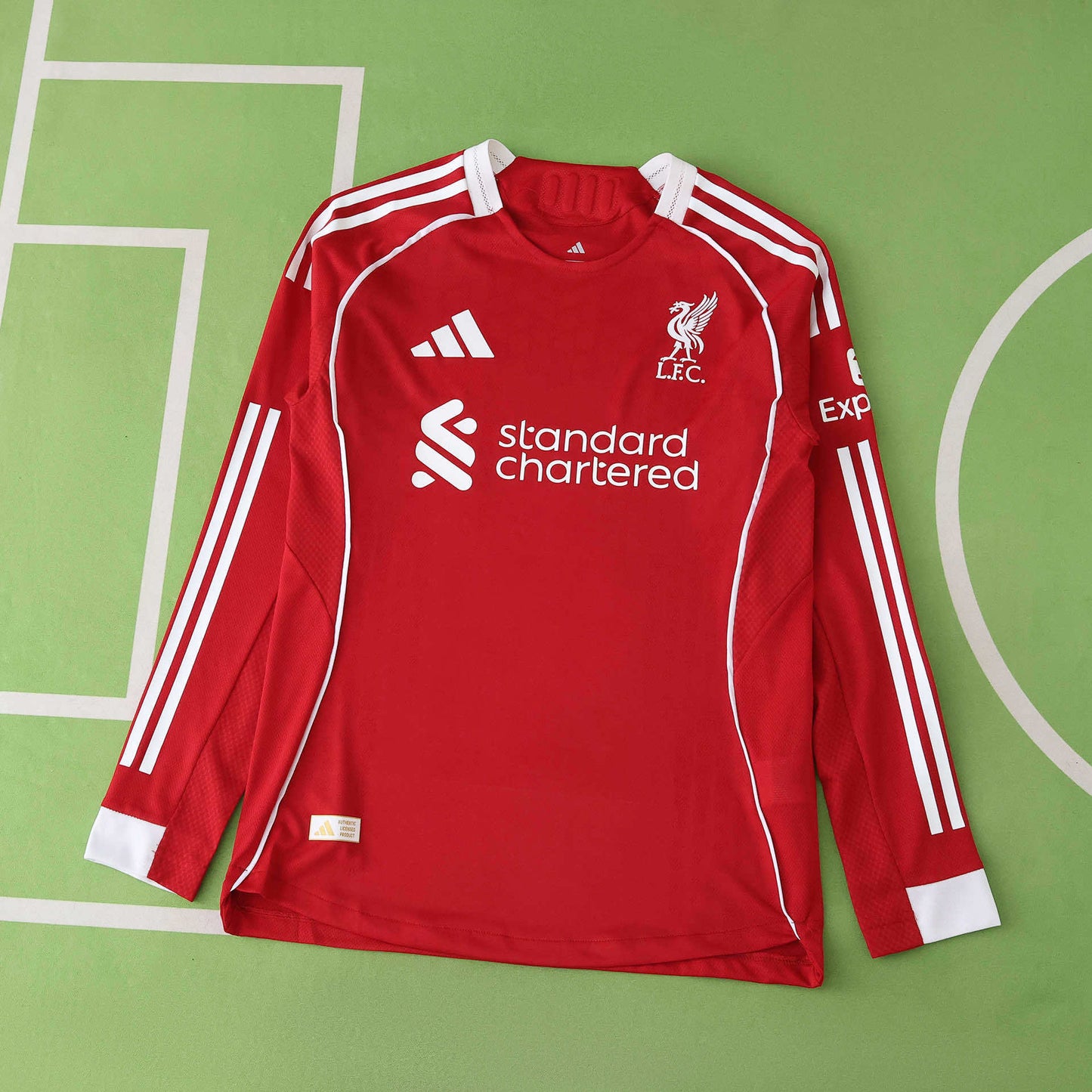 Liverpool Maillot Longue Manche Domicile 2025/2026 Player Version