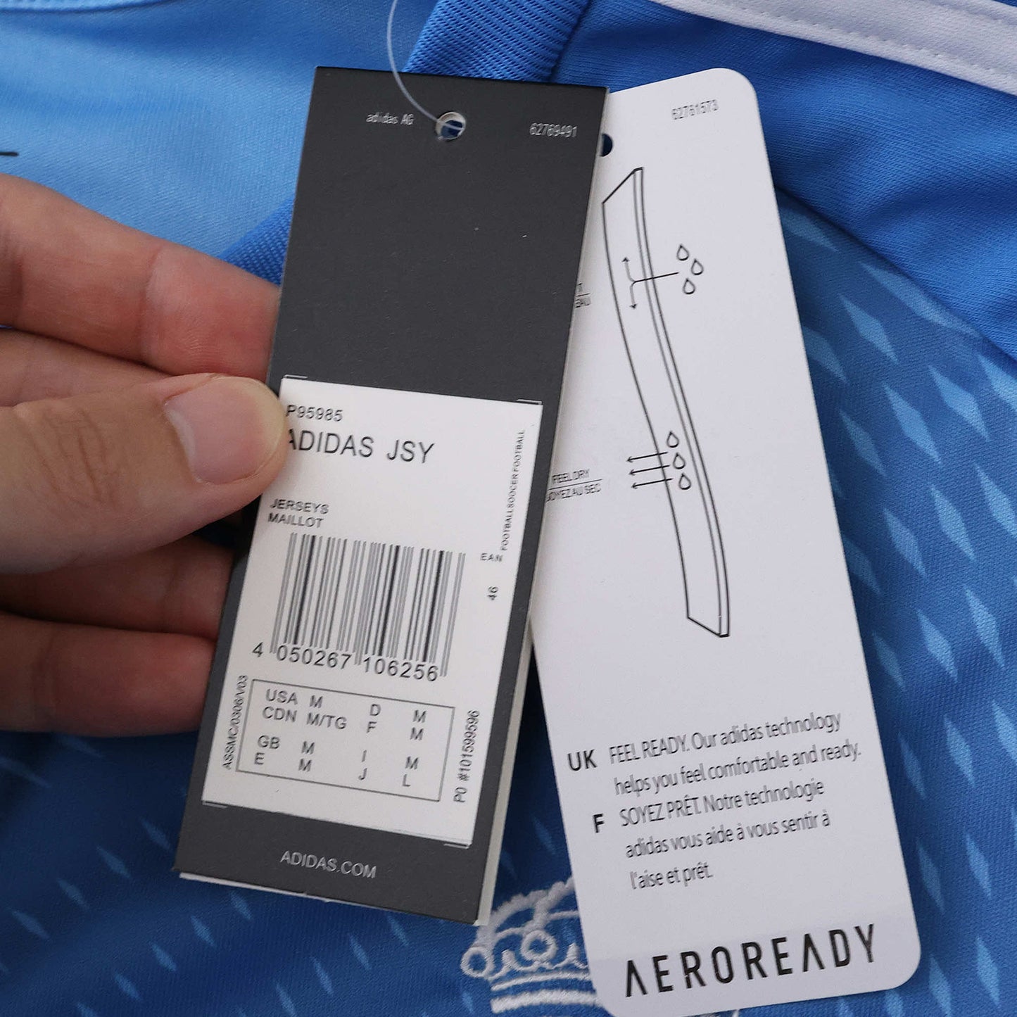 Real Madrid Maillot Espíritu Azul Edition Fan Version