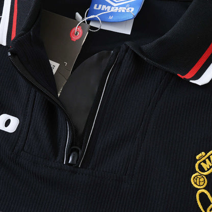 Manchester United Maillot Extérieur Longue Manche 1998 Retro