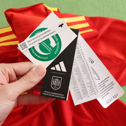 Spain Home Jersey 2024 UEFA Player Version