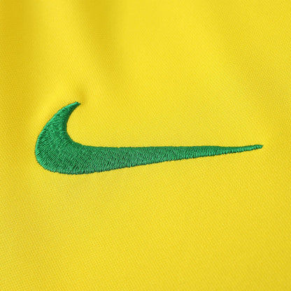 Brésil Maillot Domicile 1998 Longue Manche Retro