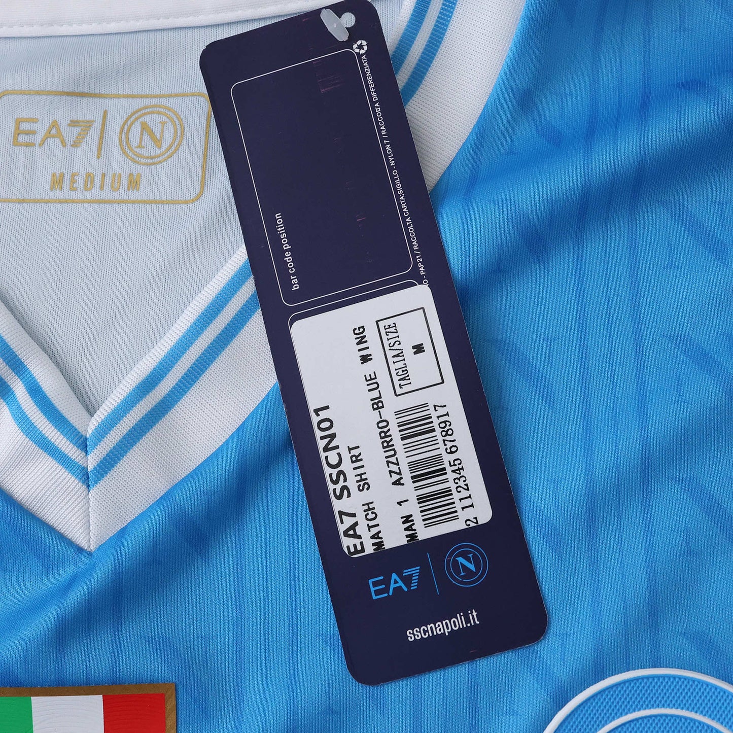S.S.C Napoli Maillot Domicile 2025/2026 Fan Version