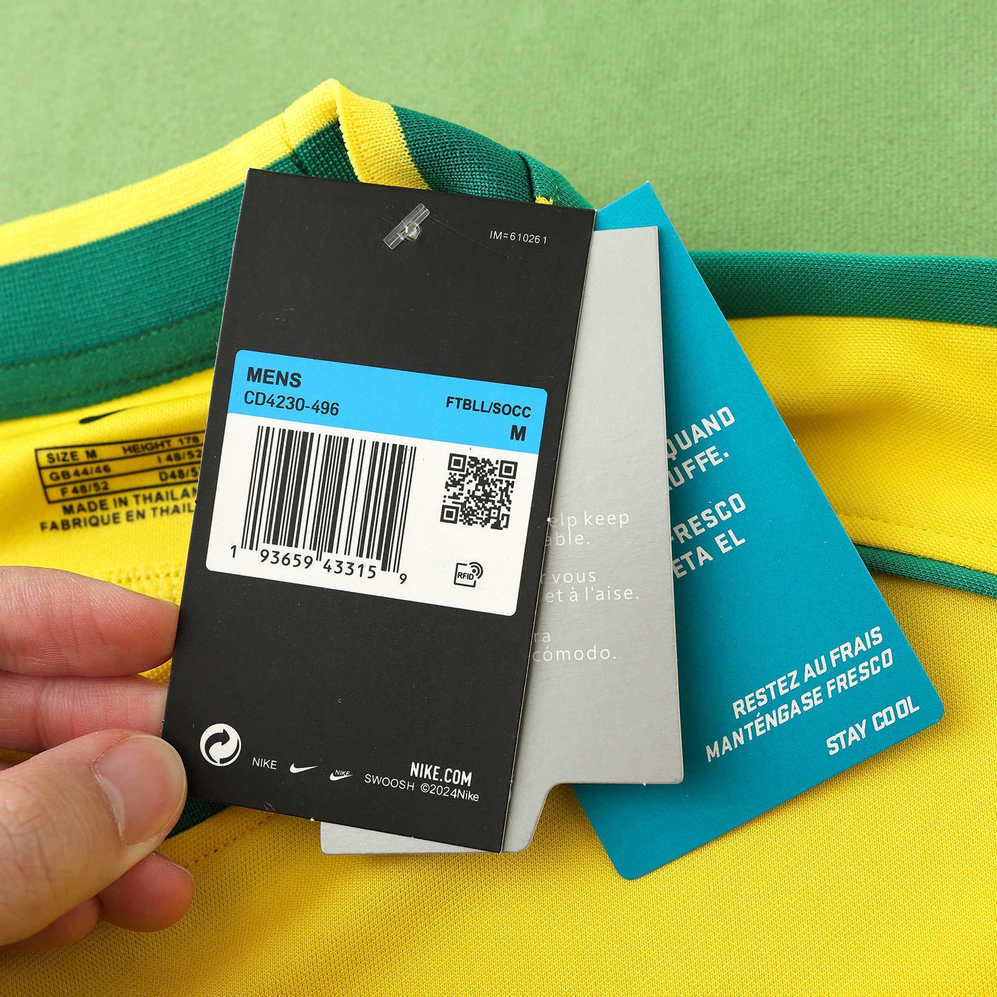 Brésil Maillot Domicile 1998 Longue Manche Retro