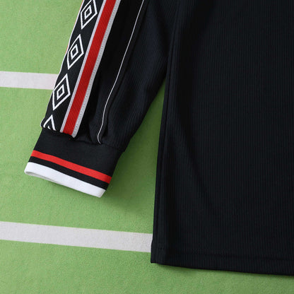 Manchester United Maillot Extérieur Longue Manche 1998 Retro