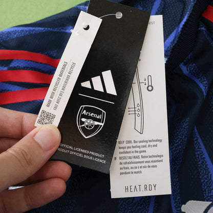 Arsenal Maillot Extérieur Longue Manche 2025/2026 Player Version